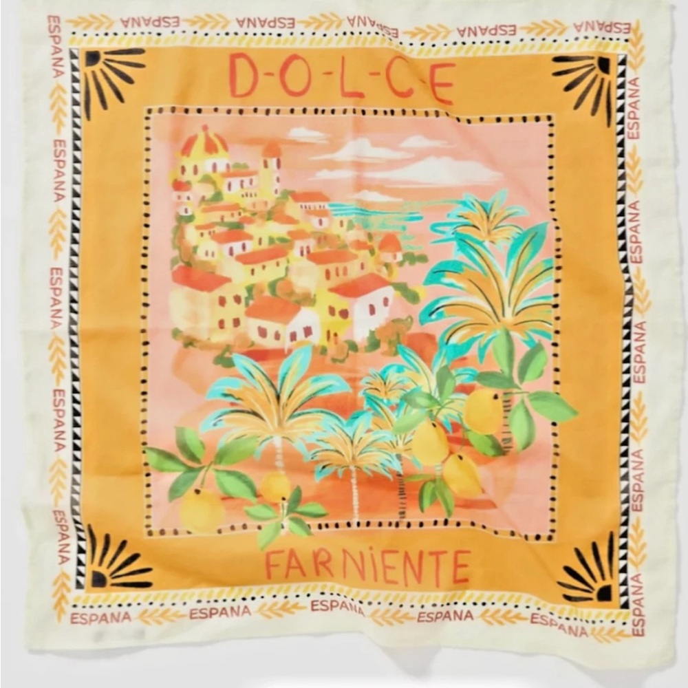 Anthropologie x Vismaya "Dolce Farniente" Spain Summer Edit Scarf